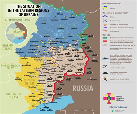 ukraine map of war zone